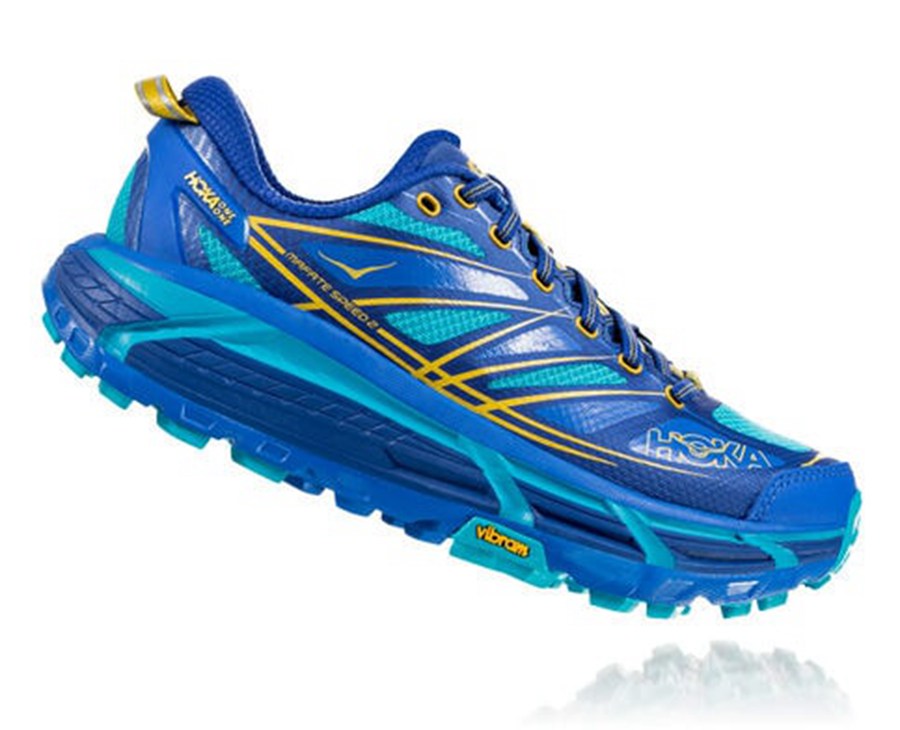 Hoka One One Mafate Speed 2 Trailskor Dam - Blå - FPLEW-1689